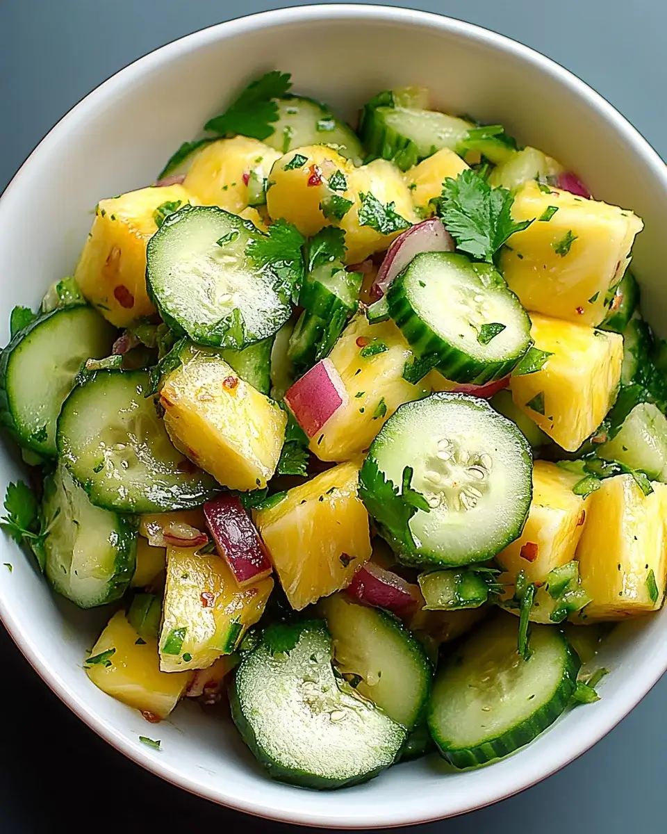 Pineapple Cucumber Salad: Discover a Refreshing Twist!