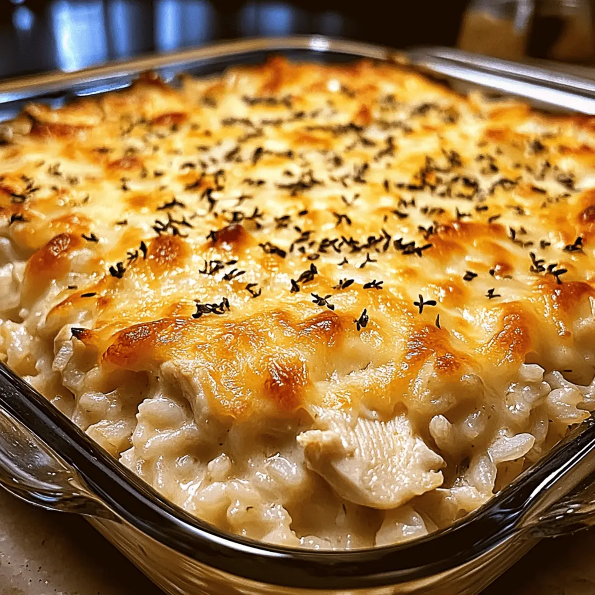 Garlic Butter Chicken and Rice Casserole for Cozy Nights