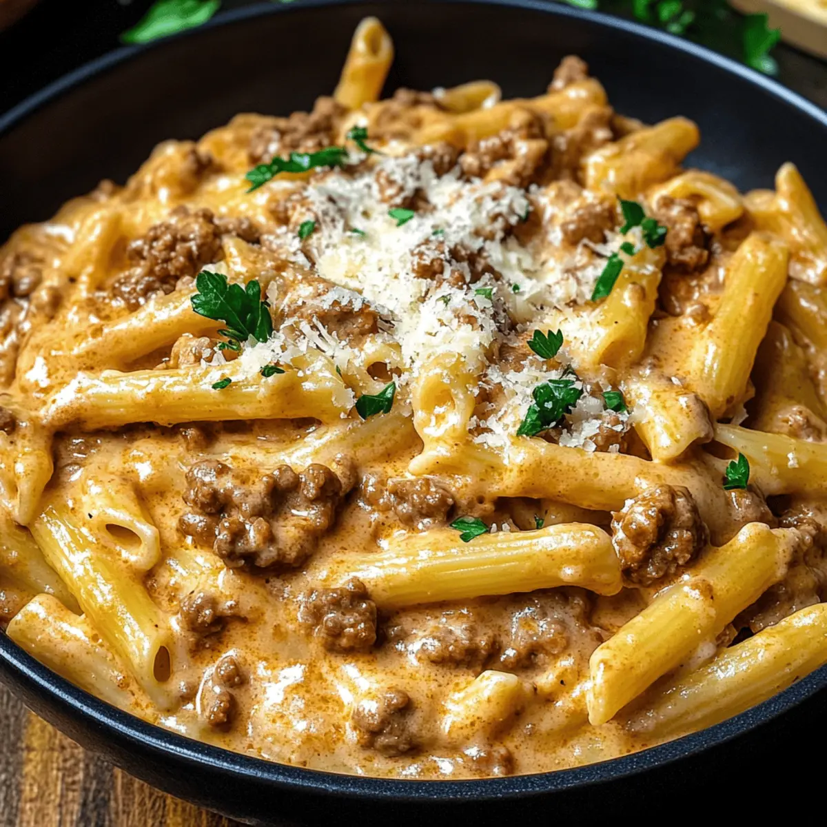 Deliciously Easy High Protein Creamy Beef Pasta for Busy Nights