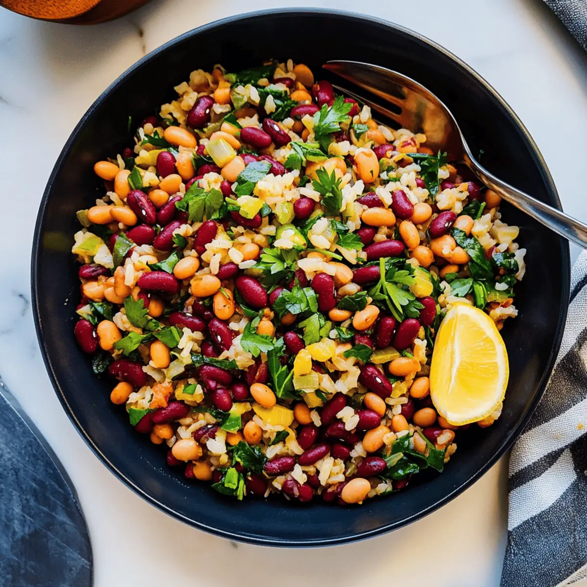 Mediterranean Rice and Beans: A Flavorful, Nourishing Meal