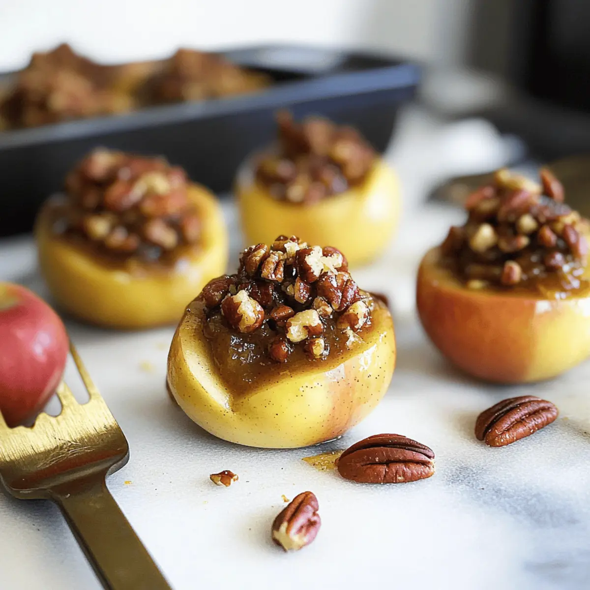 Irresistible Honeycrisp Apples with Butter Pecan Brown Sugar Topping