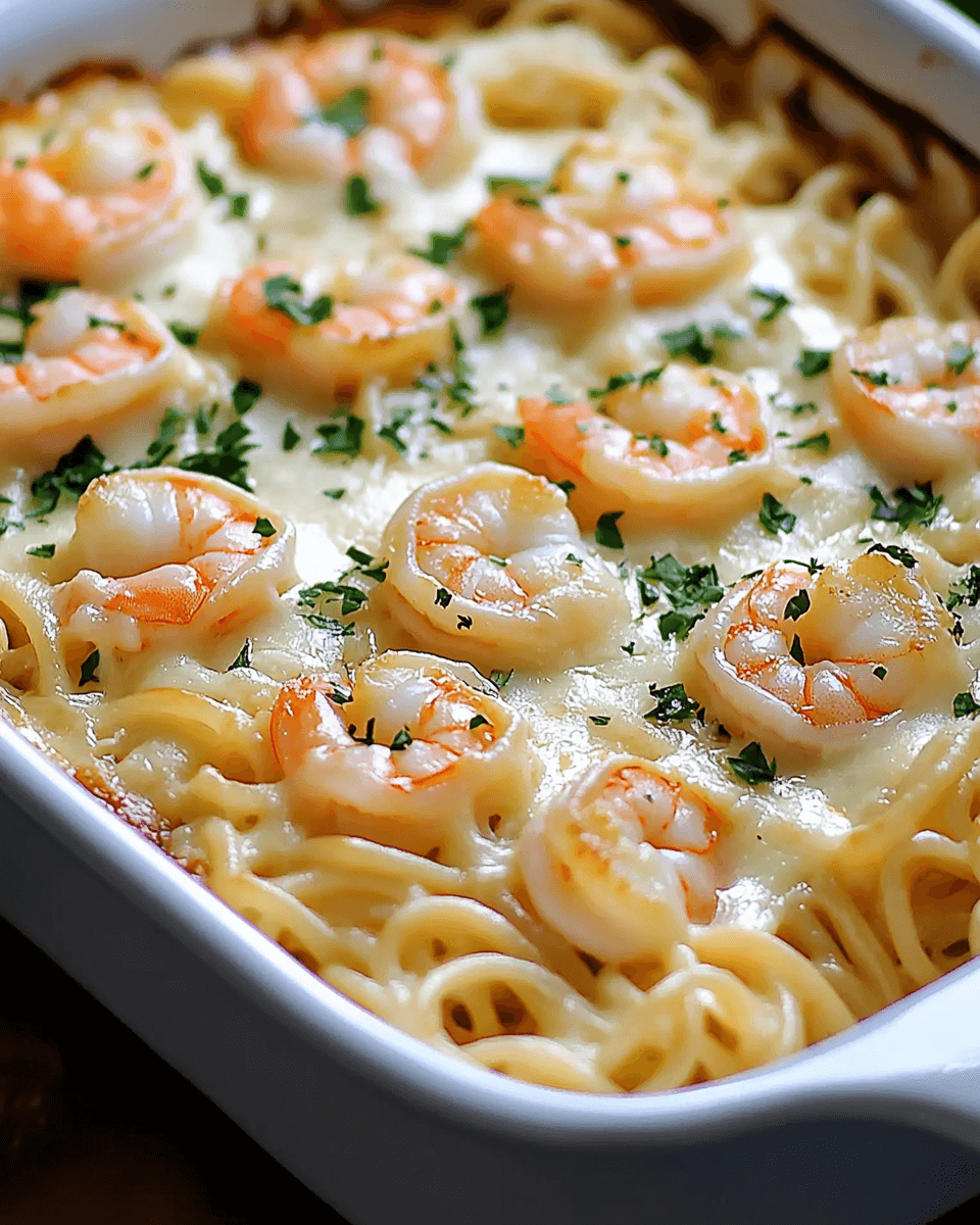 Shrimp Scampi Pasta Bake: A Delicious Dinner Delight!