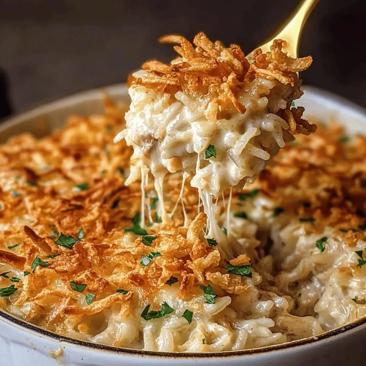 Comforting French Onion Chicken Rice Bake Your Family Will Love
