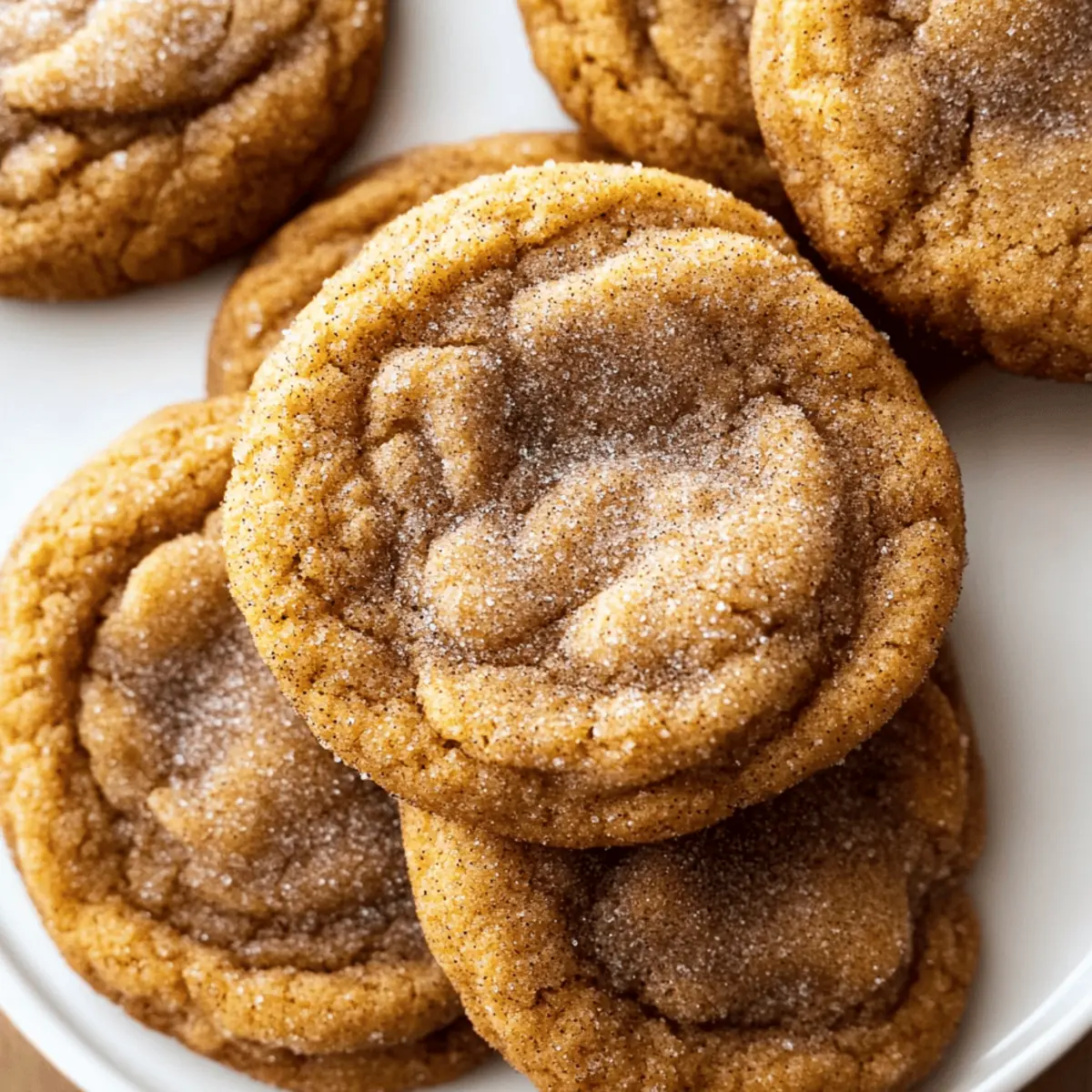 Chewy Pumpkin Snickerdoodle Cookies for Cozy Fall Moments