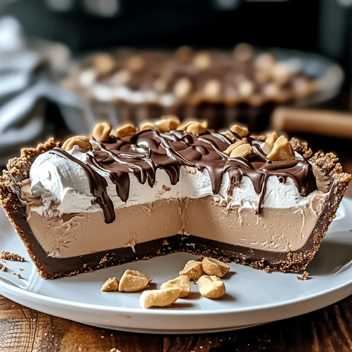 Indulge in No-Bake Cream Cheese Peanut Butter Pie Bliss