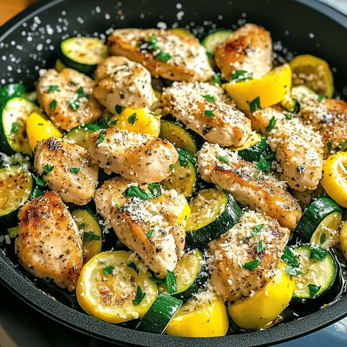 Chicken with Zucchini and Squash – Your Quick Healthy Delight