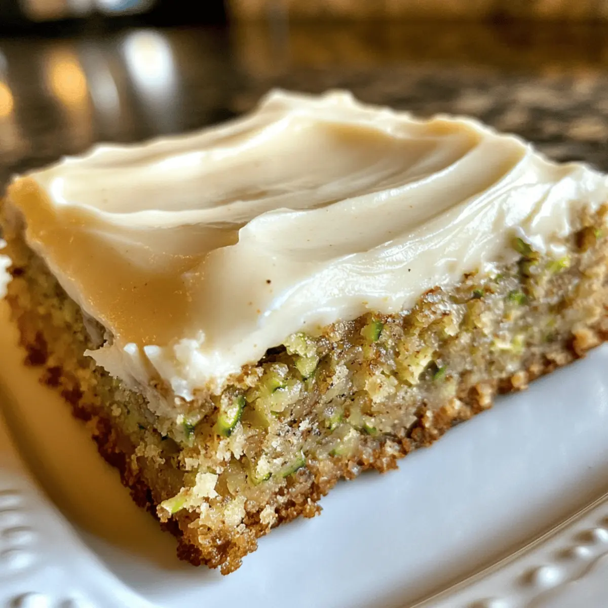 Frosted Zucchini Spice Bars – Moist, Flavorful, and Irresistible!