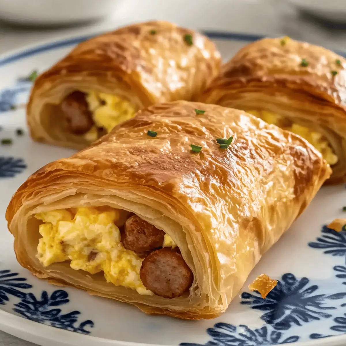 Sausage Egg Breakfast Roll-Ups: A Flaky Morning Delight