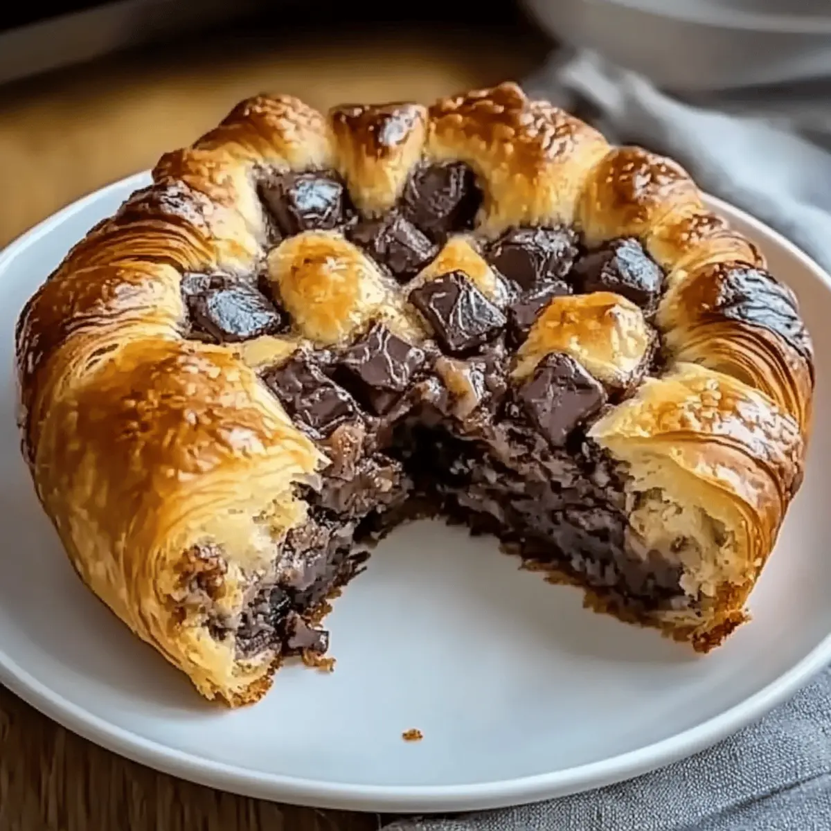 Indulge in Chocolate Croissant Breakfast Bake Bliss