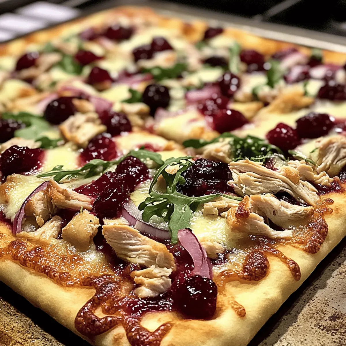 Cranberry Chicken & Brie Pizza: Quick Flavorful Comfort