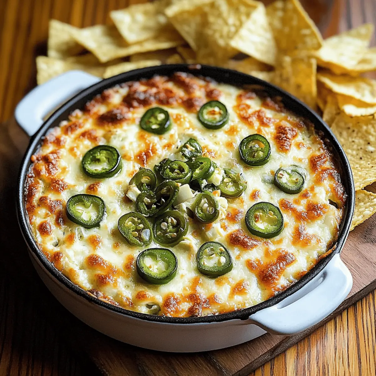 Creamy Baked Jalapeño Artichoke Dip for Irresistible Flavor