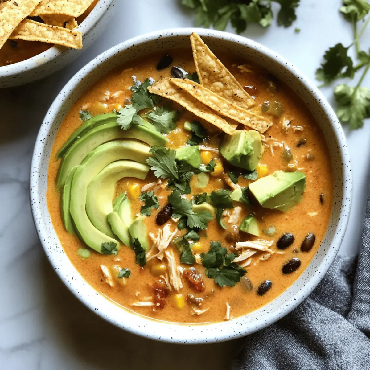 Creamy Chicken Enchilada Soup for Cozy Weeknight Comfort