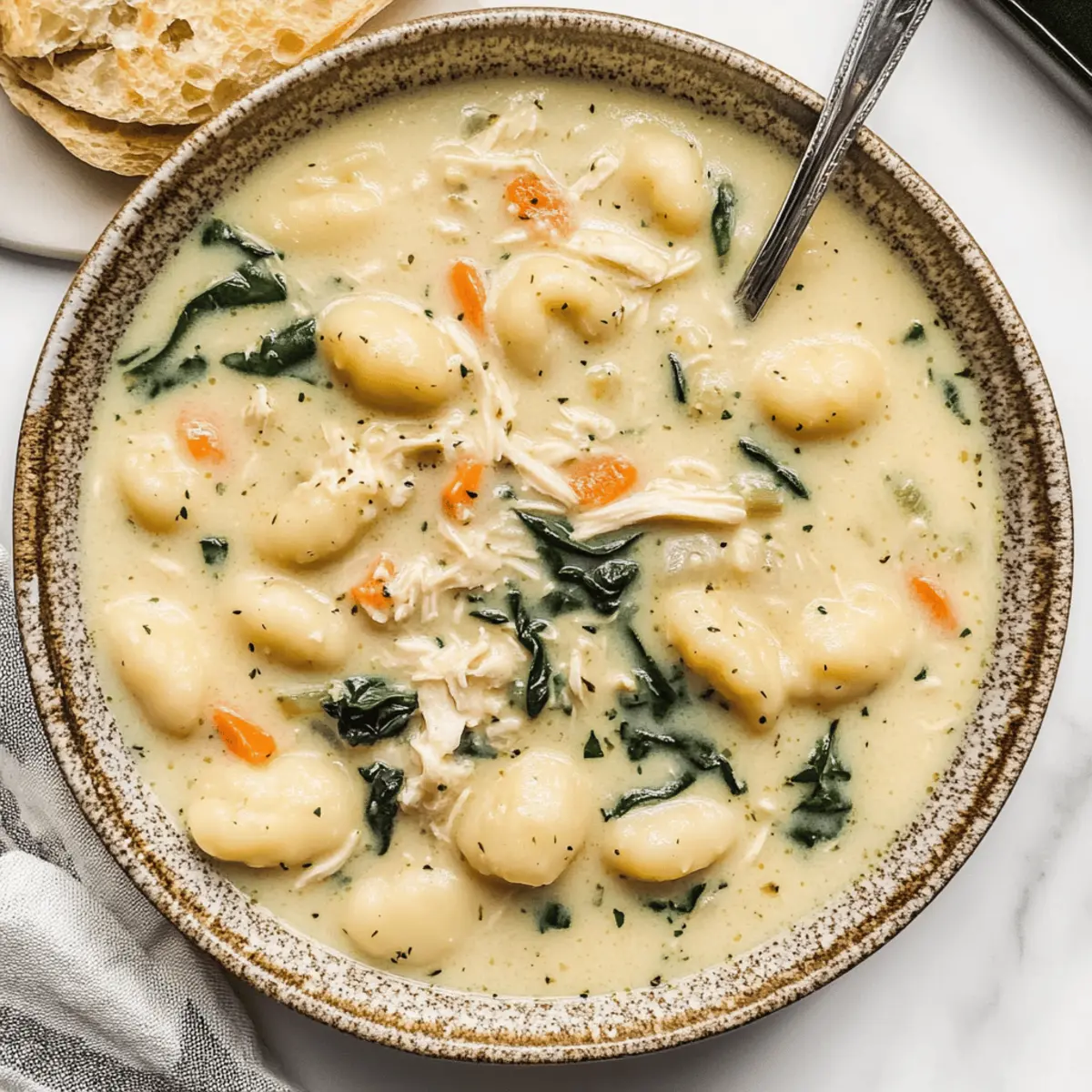 Creamy Chicken Gnocchi Soup That’s Ready in 30 Minutes