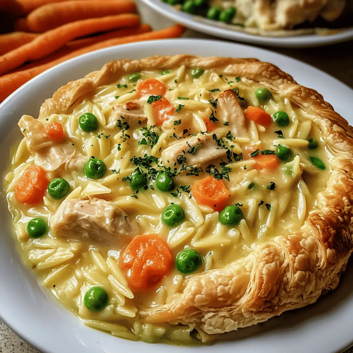 Creamy Chicken Pot Pie Orzo for Cozy Family Dinners