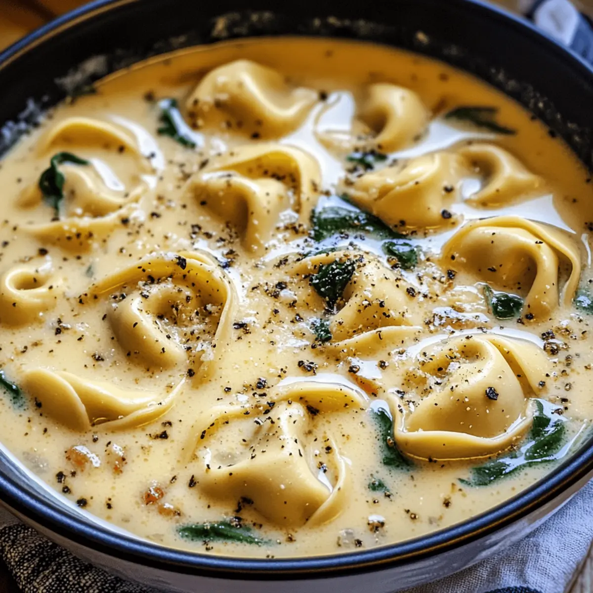 Creamy Tuscan Garlic Tortellini Soup: Your Cozy Italian Escape