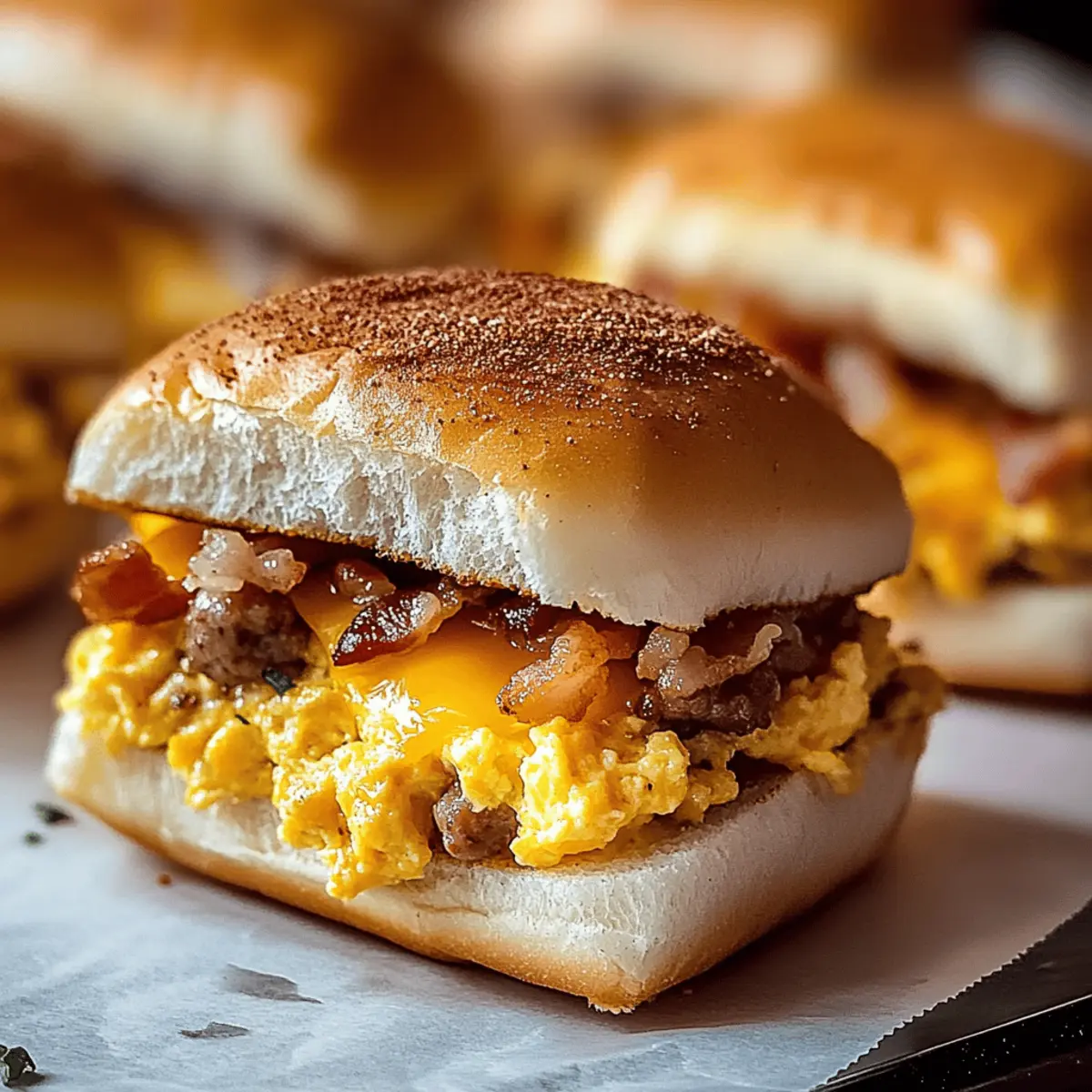Savory Hawaiian Roll Breakfast Sandwiches for a Cozy Morning