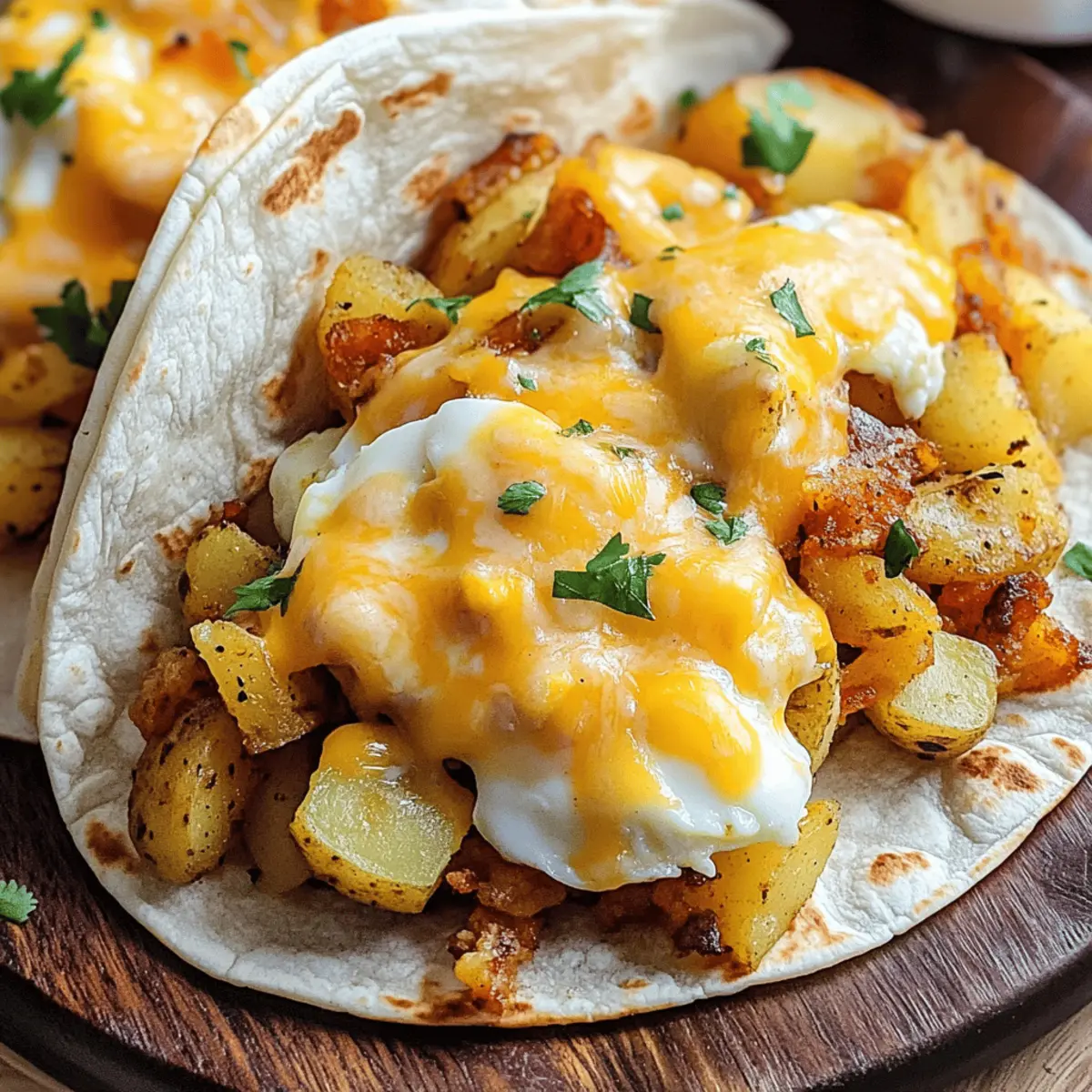 Heavenly Potato, Egg, and Cheese Breakfast Tacos You’ll Love