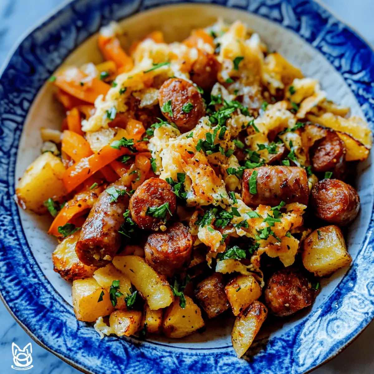Satisfying Sausage and Potato Meal Prep Breakfast Bowls