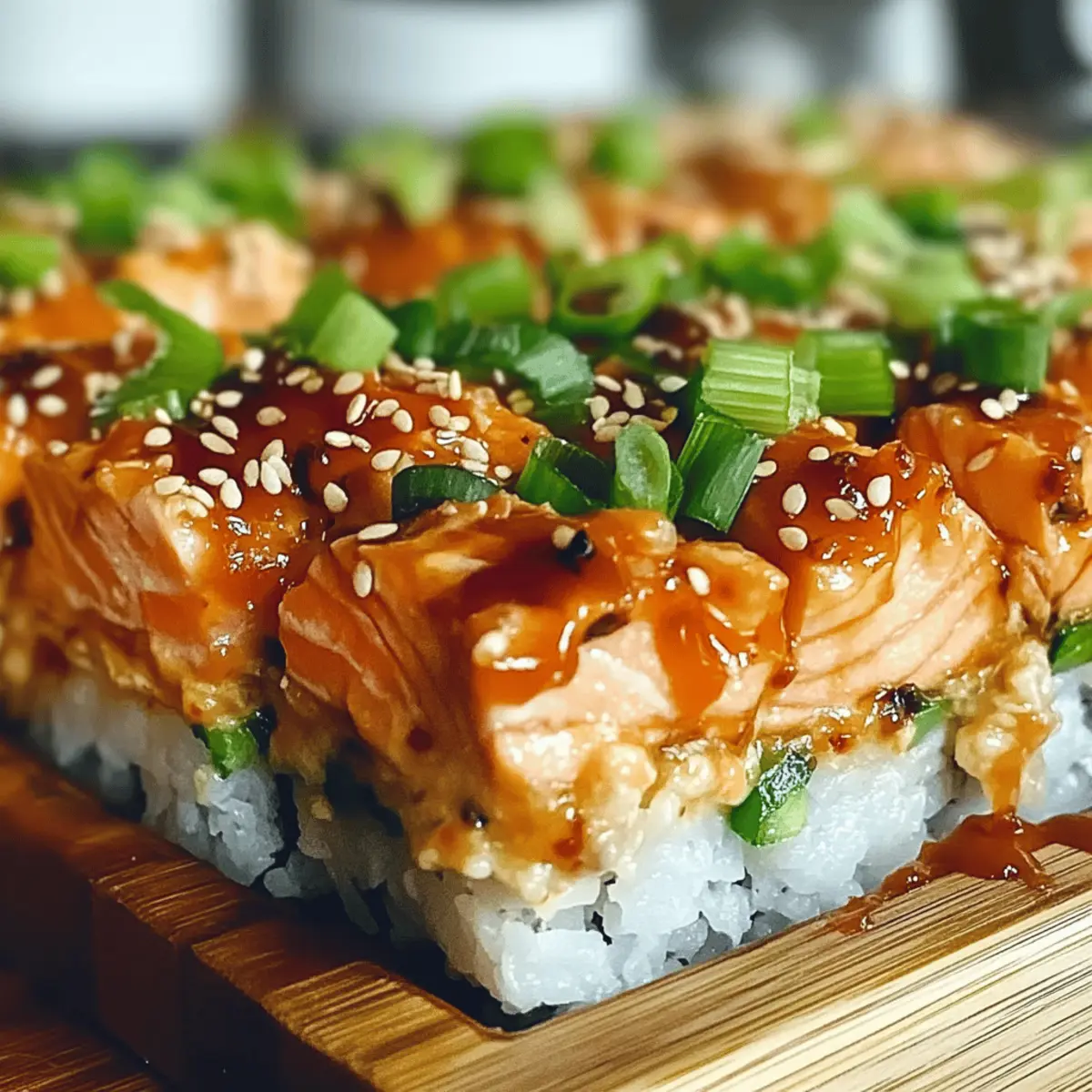 Spicy Salmon Sushi Bake for Cozy Nights In