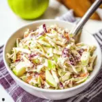 Sweet and Tangy Apple Coleslaw Salad