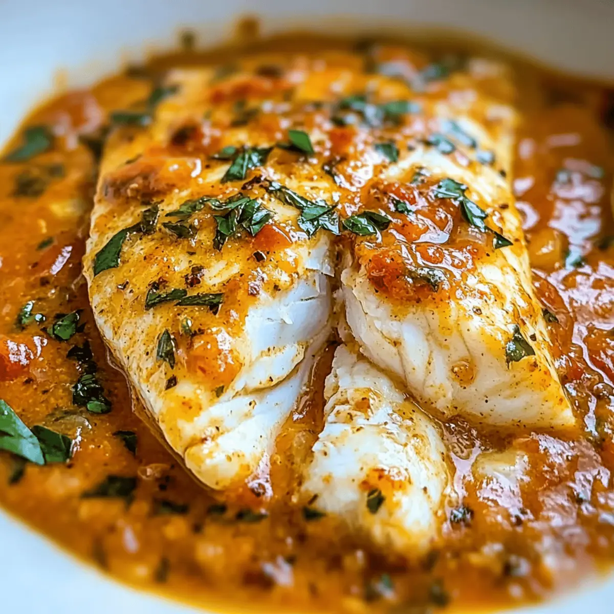 Tilapia in Roasted Pepper Sauce that Will Wow Your Dinner Guests