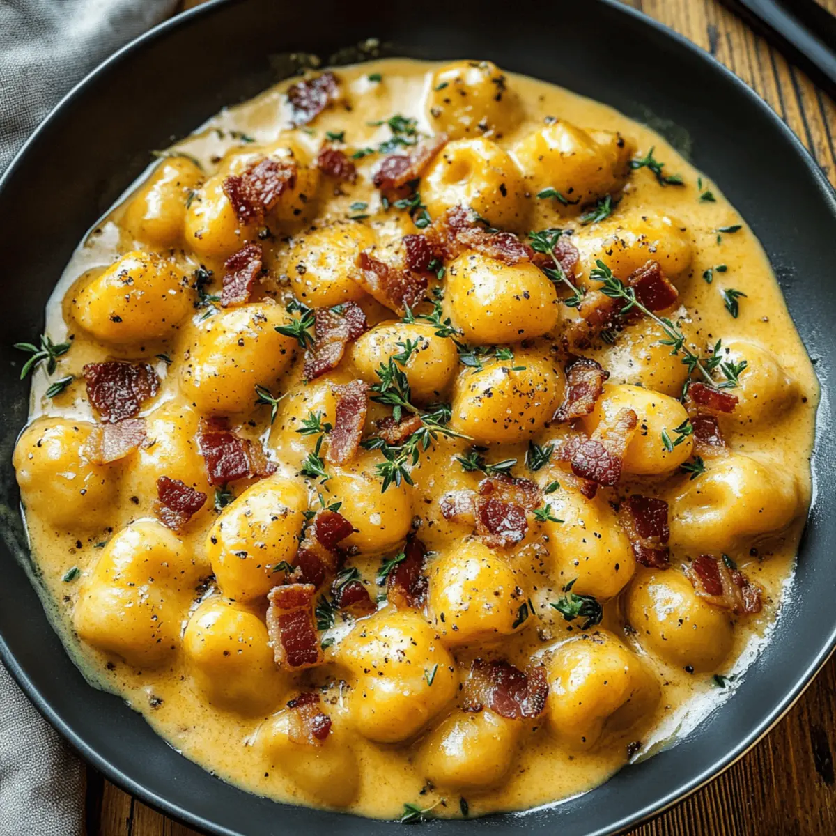 Creamy Pumpkin Gnocchi with Bacon: Your Cozy Fall Favorite
