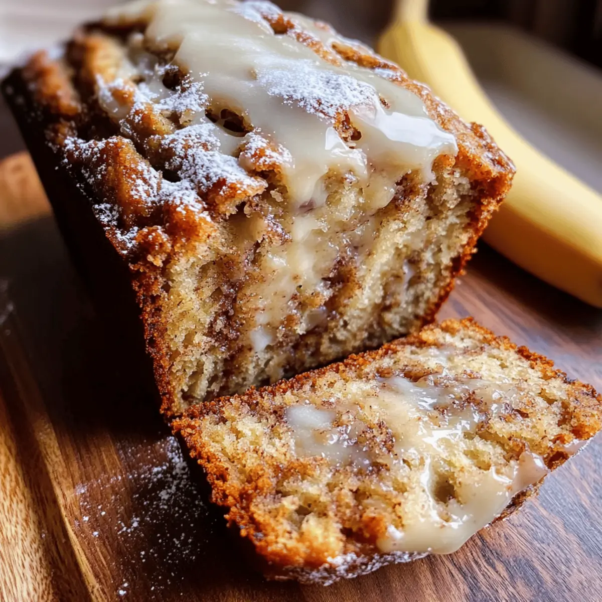 Cinnamon Roll Banana Bread: Irresistibly Moist and Vegan-Friendly