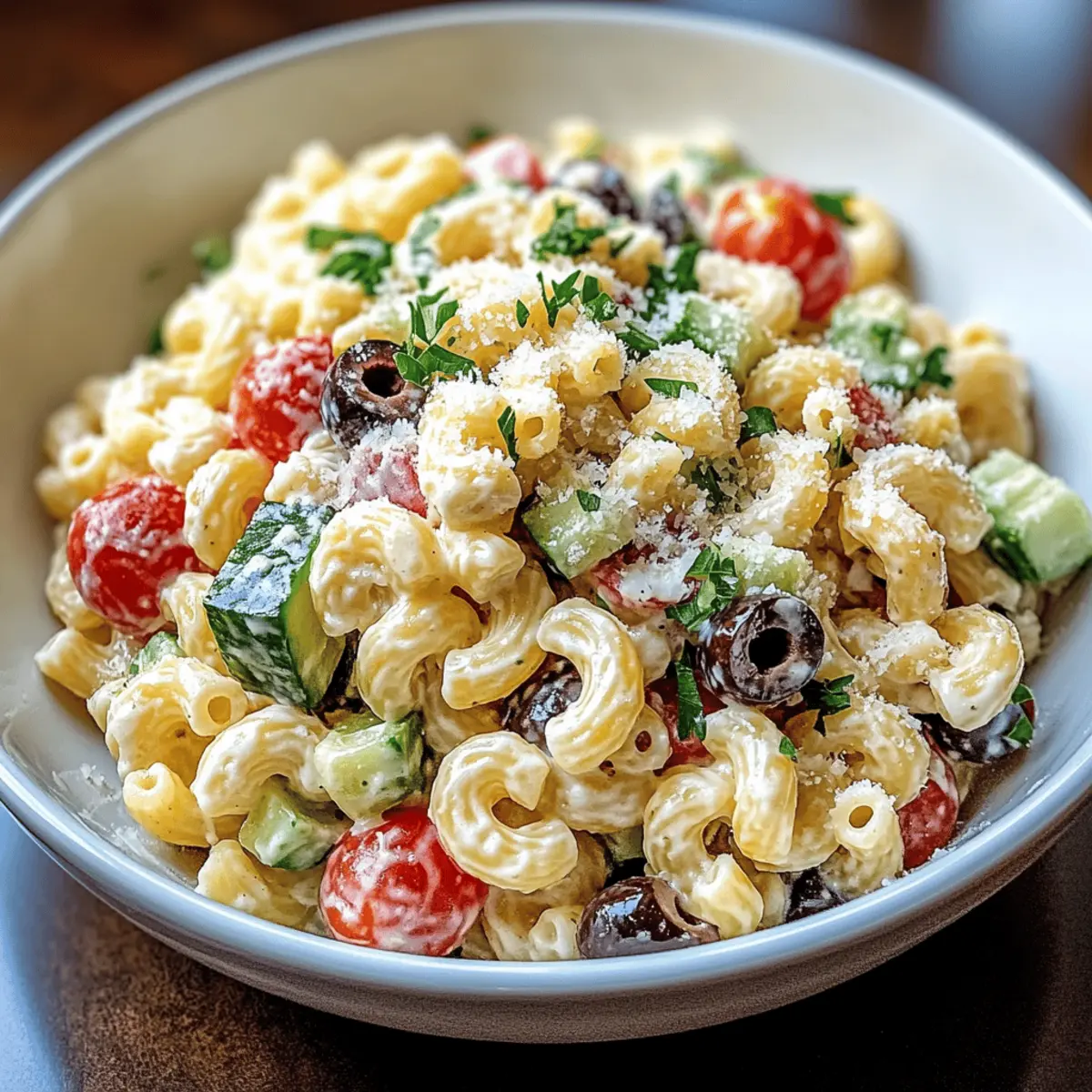 Creamy Italian Macaroni Salad: A Perfect Summer Delight