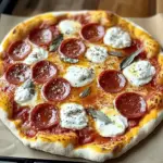 Hot Honey Pepperoni Ricotta Pizza