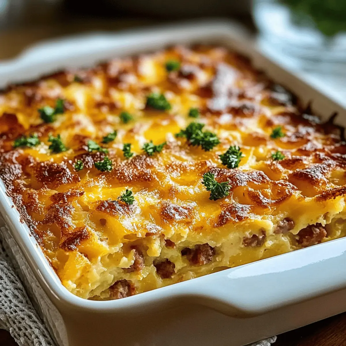 Cheesy Hashbrown Breakfast Casserole That's Pure Comfort