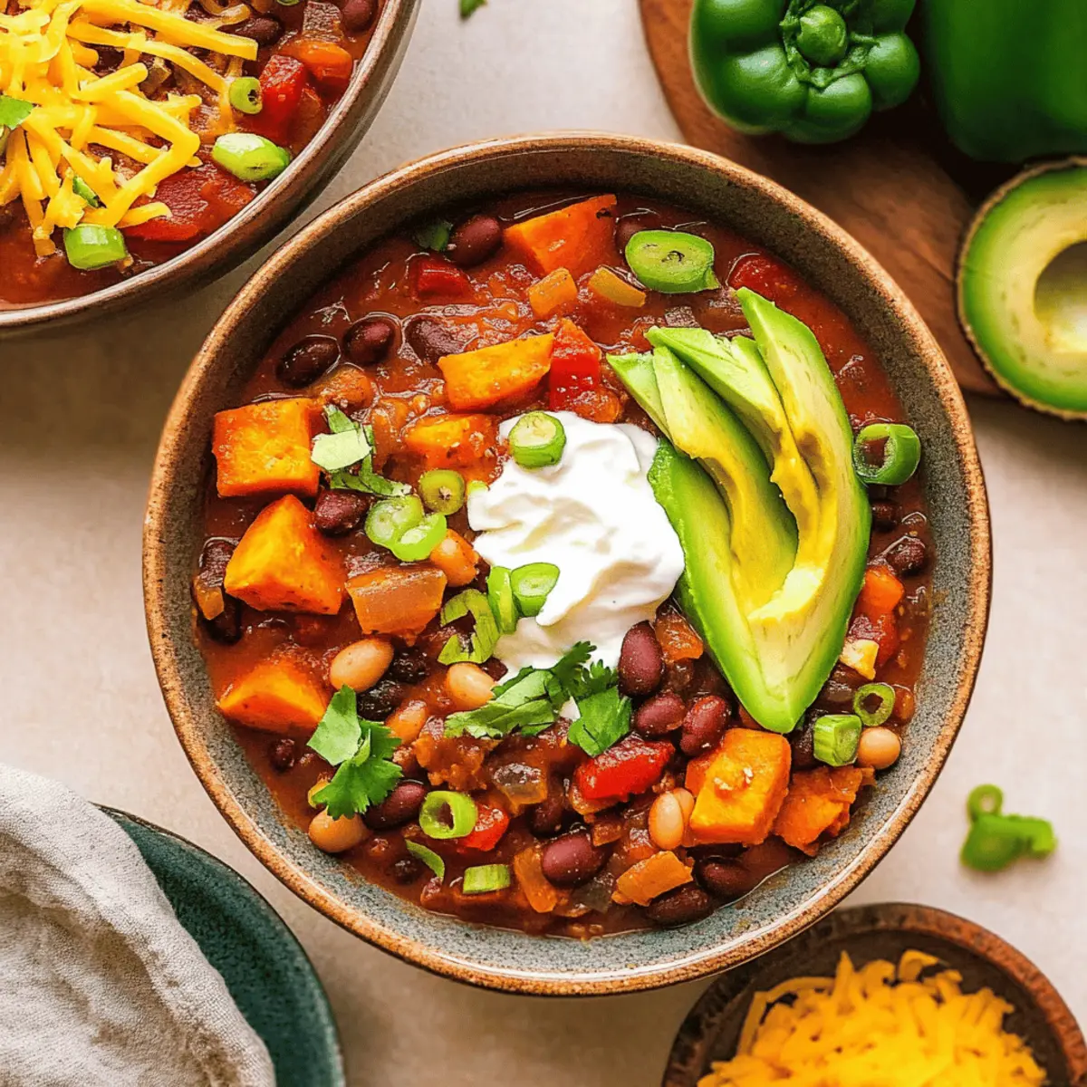 Slow Cooker Sweet Potato Chili for Cozy Nights In
