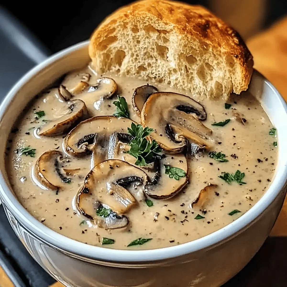 Creamy Mushroom Soup That Defines Comfort in 30 Minutes