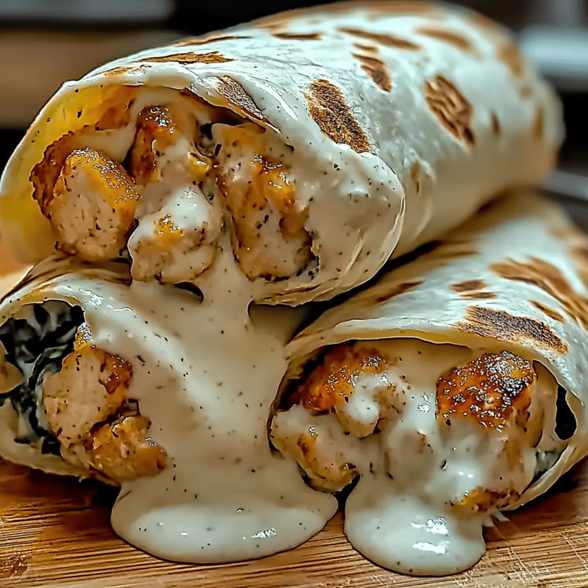 Cheesy Garlic Chicken Wraps: A Flavorful Twist on Comfort Food