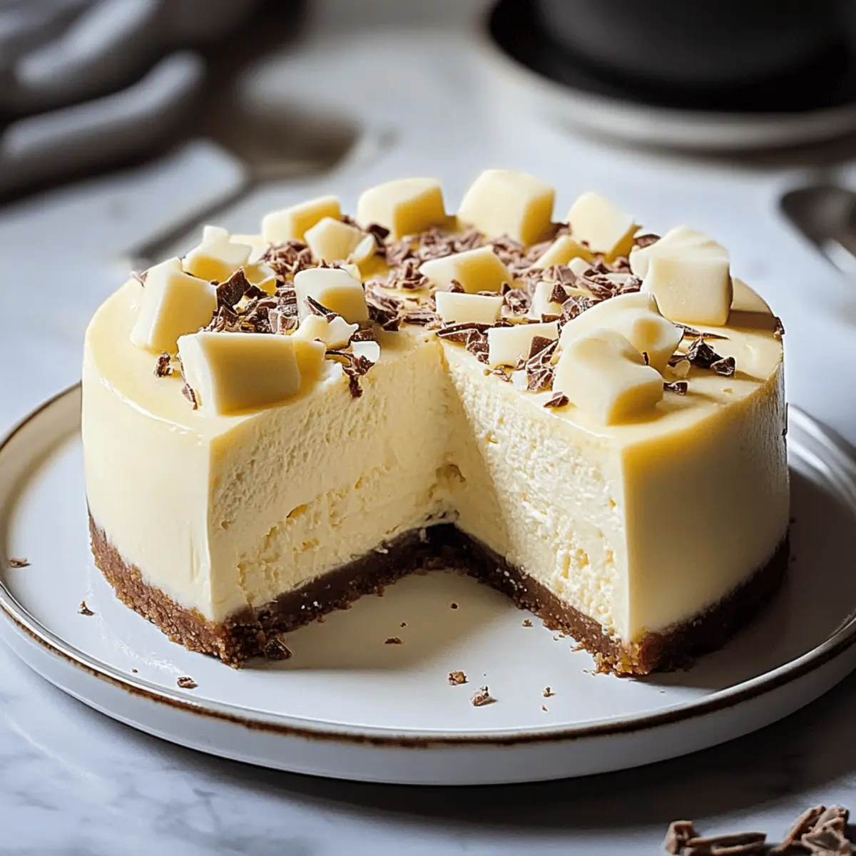 Irresistible Creamy White Chocolate Cheesecake Recipe