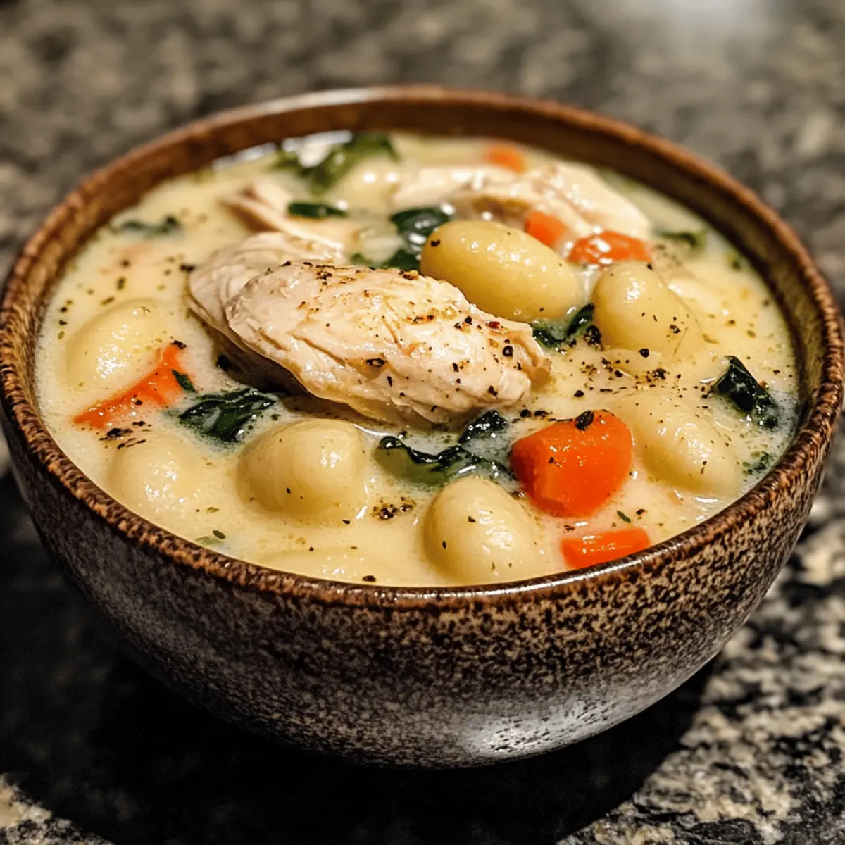 Comforting Rotisserie Chicken Gnocchi Soup in Just 35 Minutes