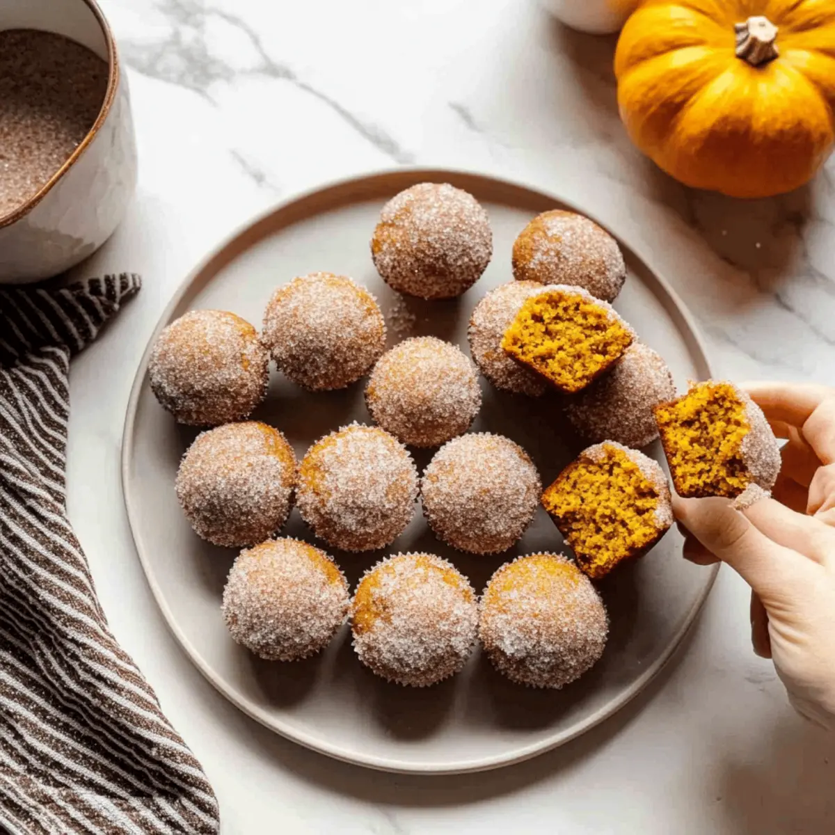 Mini Cinnamon Sugar Pumpkin Muffins for Cozy Fall Mornings