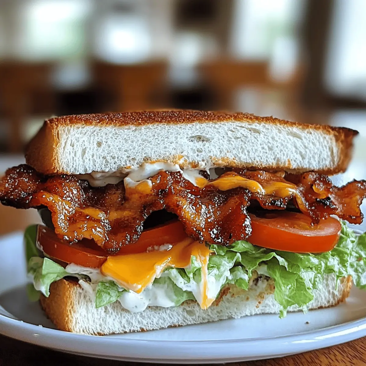 BBQ Bacon Ranch BLT Sandwich – Ultimate Flavor Explosion!