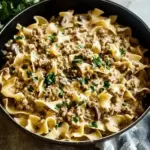 Creamy Turkey Stroganoff