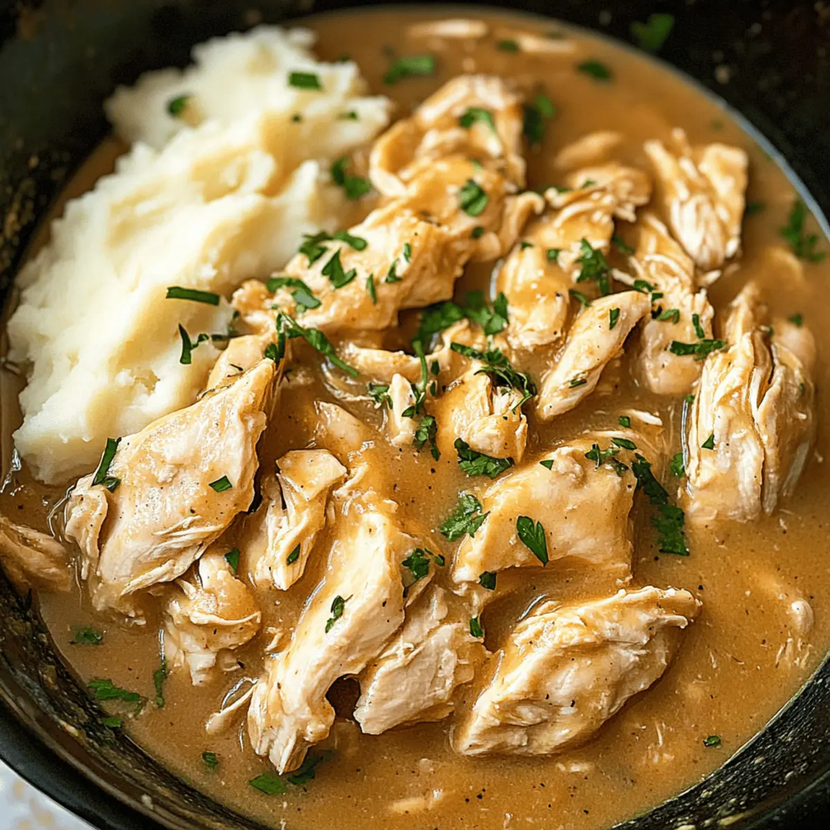 Savory Crockpot Chicken and Gravy for Cozy Nights