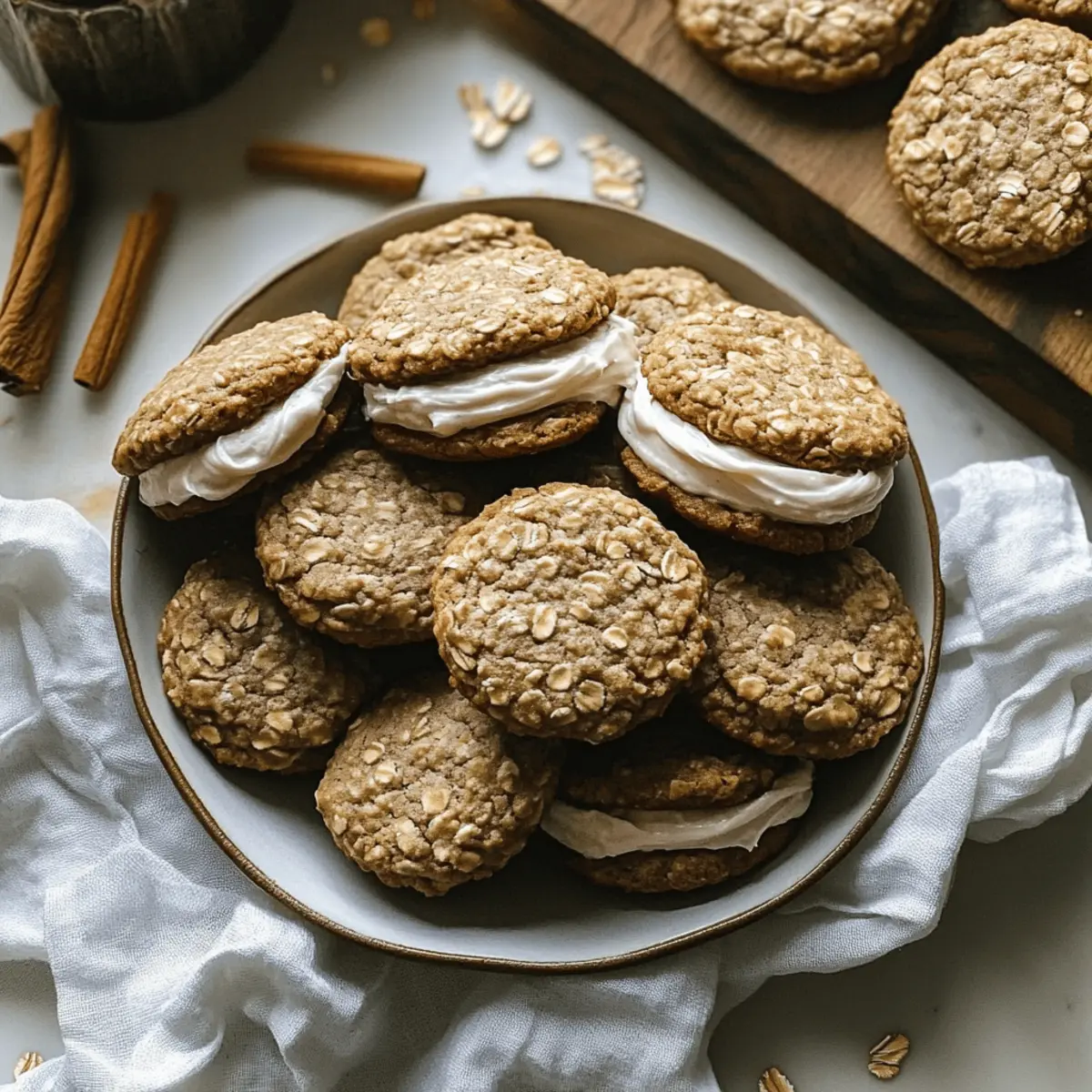 Brown Butter Chai Oatmeal Sandwich Cookies that Wow Your Tastebuds