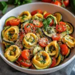 Cheese Tortellini Summer Veggies