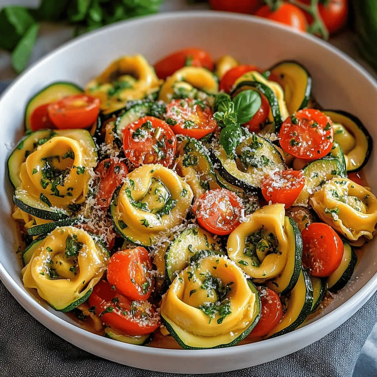 Cheese Tortellini Summer Veggies: A Fresh Flavor Burst