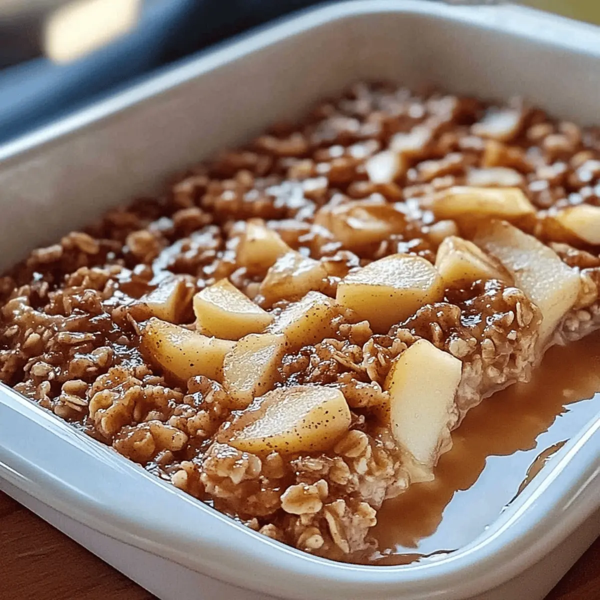 Amish-Style Apple and Cinnamon Baked Oatmeal for Cozy Mornings