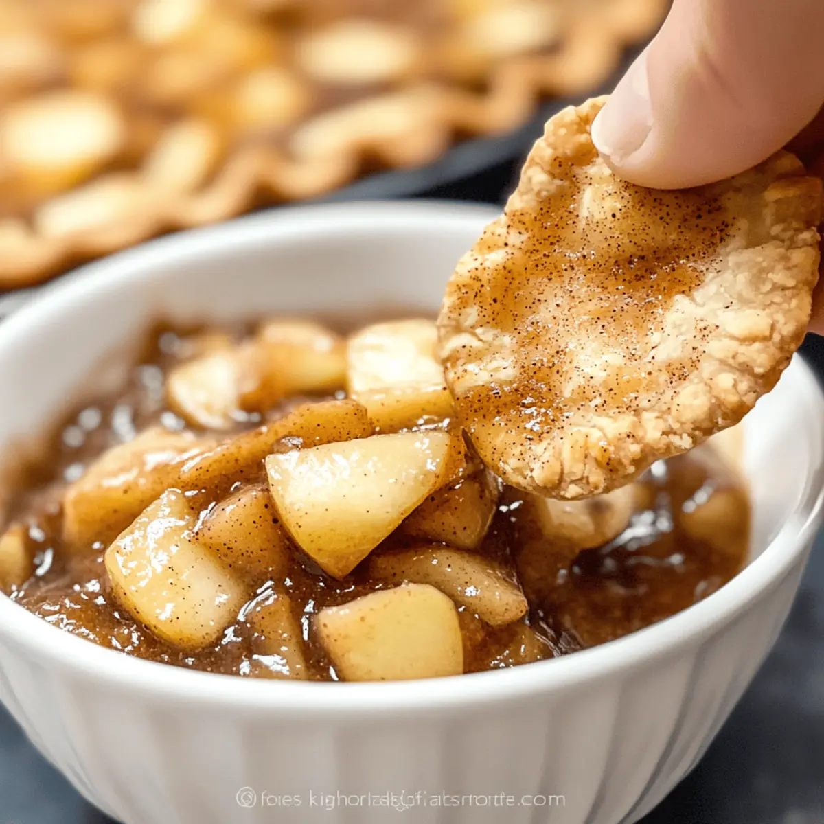 Irresistible Apple Pie Dip with Cinnamon Sugar Chips