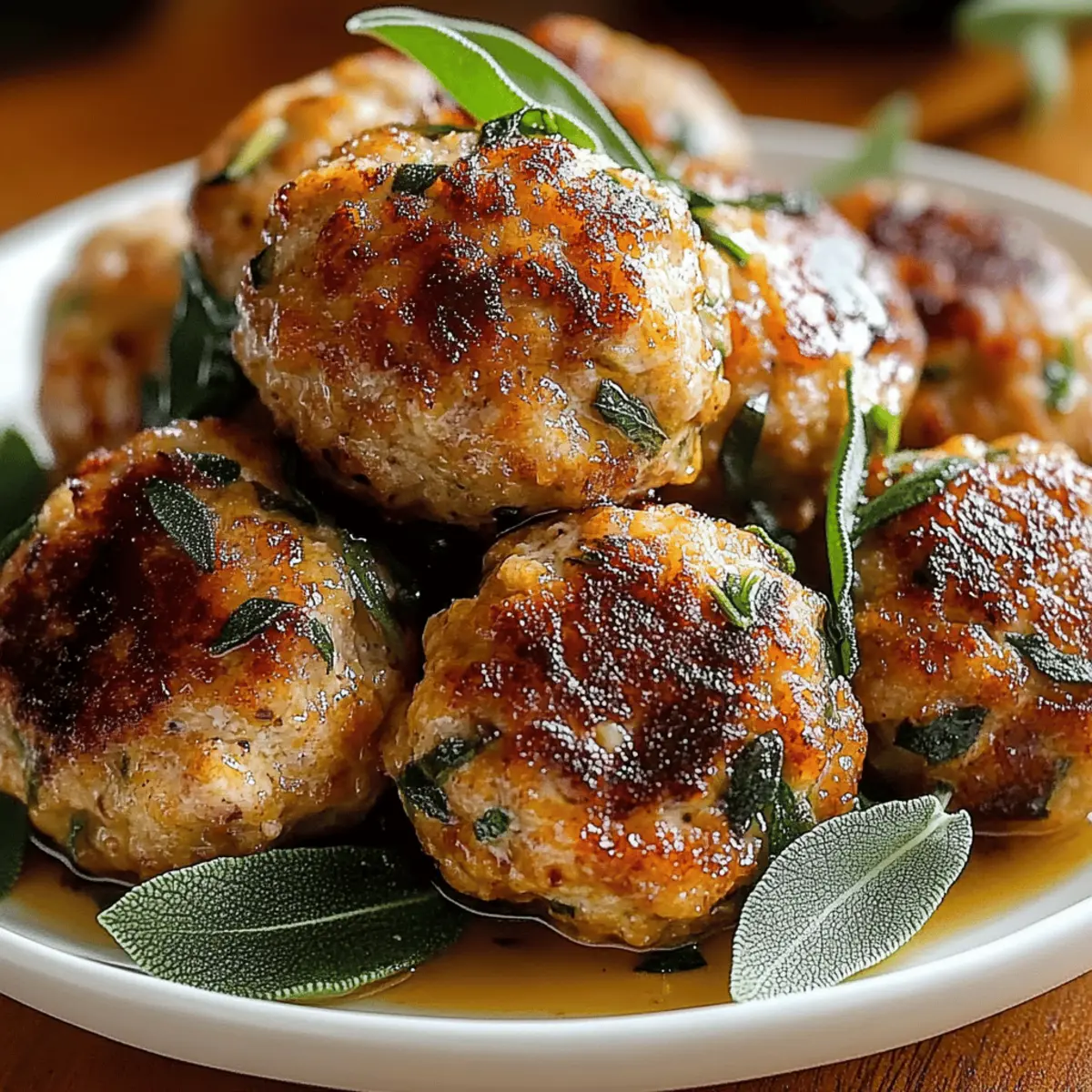 Cozy Apple & Sage Turkey Meatballs for Quick Dinners