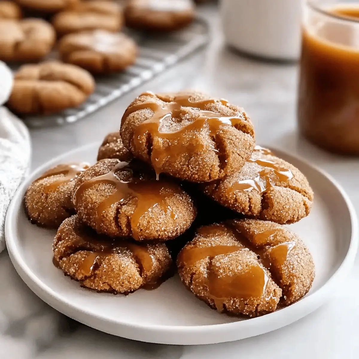 Autumn Caramel Apple Cider Cookies That Melt in Your Mouth