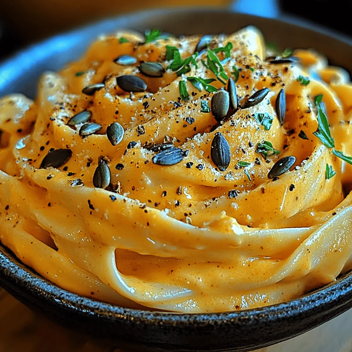Cozy Up with Autumn Harvest Creamy Pumpkin Alfredo Pasta