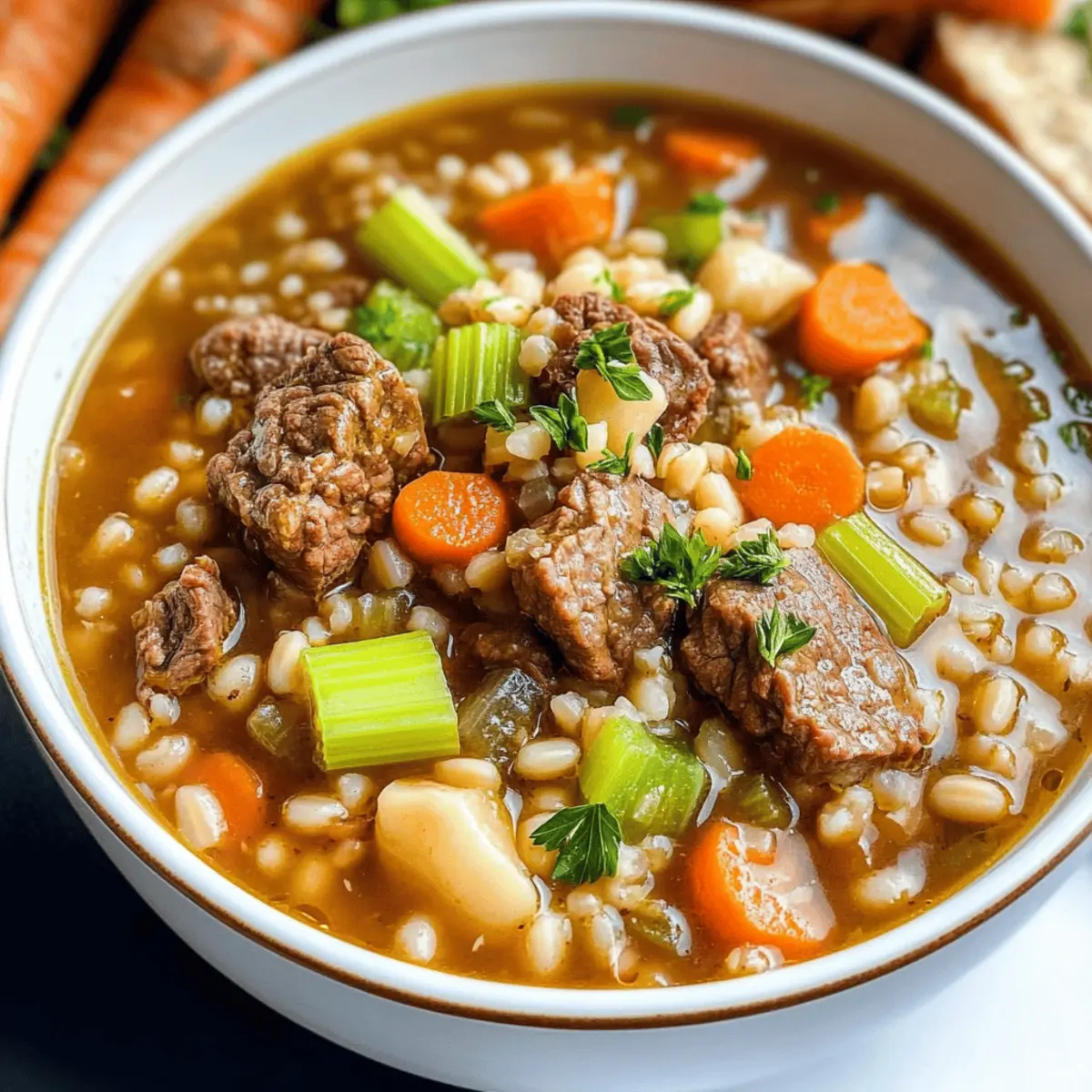 Comforting Beef Barley Soup: Your New Cozy Favorite