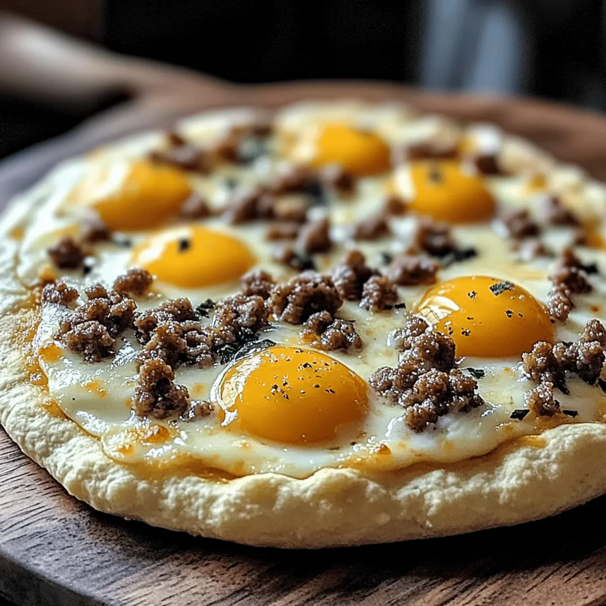Indulge in Biscuits and Gravy Breakfast Pizza Bliss