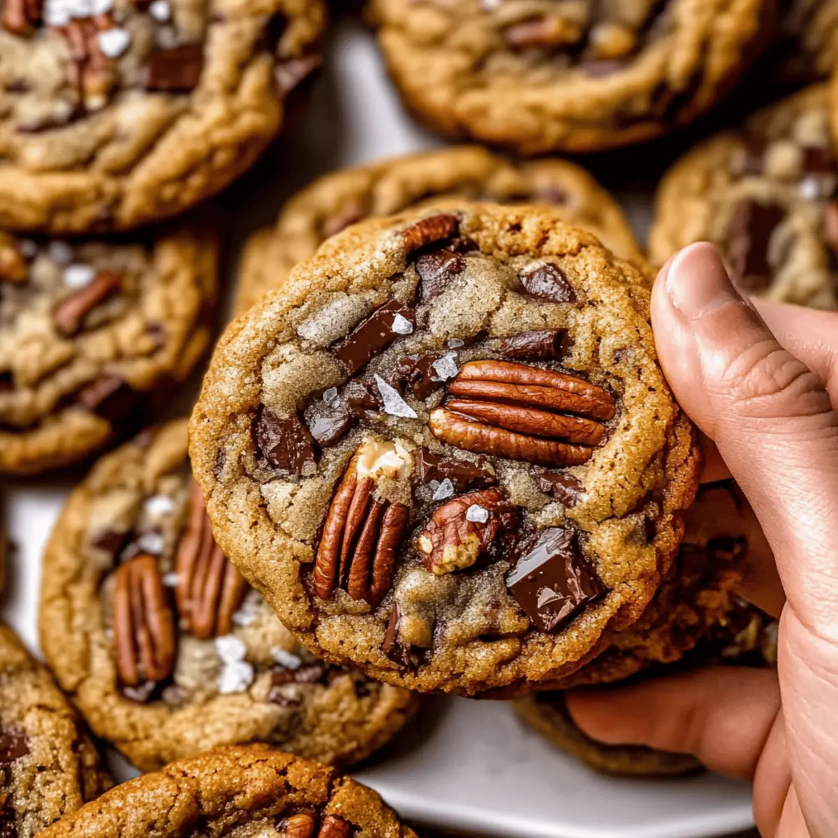 Decadent Brown Butter Bourbon Pecan Chocolate Chunk Cookies